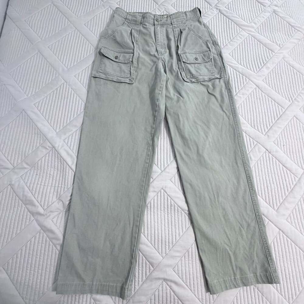 Cabela's 7-Pocket Hiker Green Cargo Pants Women's Size 12